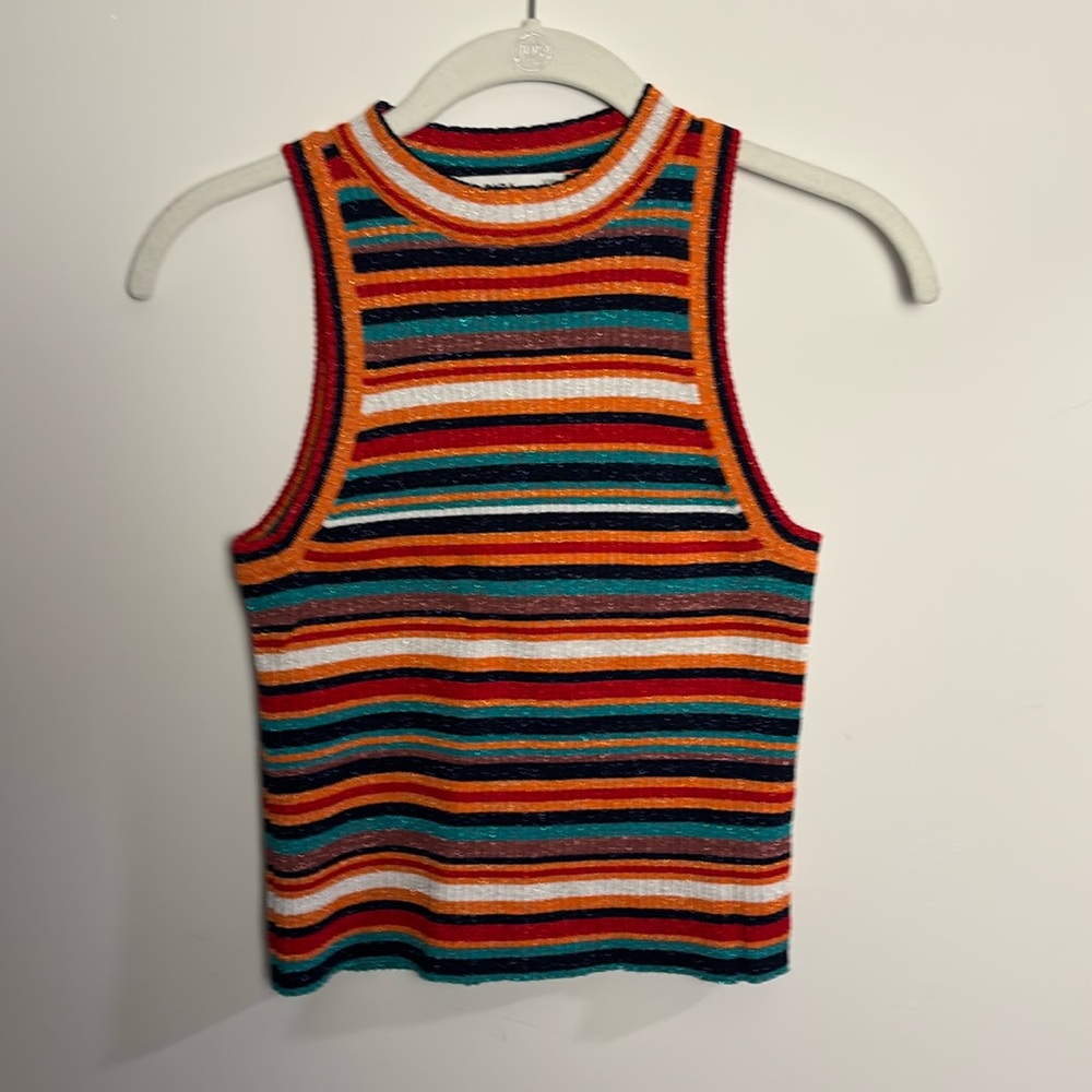 Zara The Knitwear Collection Sleeveless Sweater Top Medium